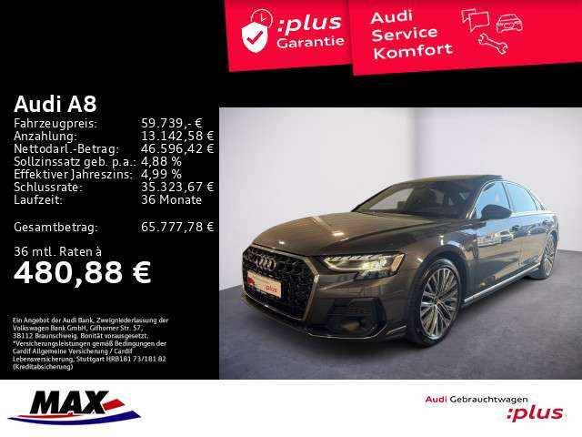 Audi A8 78.500 km 59.739 € Offenbach 63071