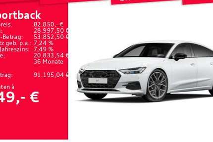 Audi A7 9.904 km 82.850 &euro; Frankfurt 60314