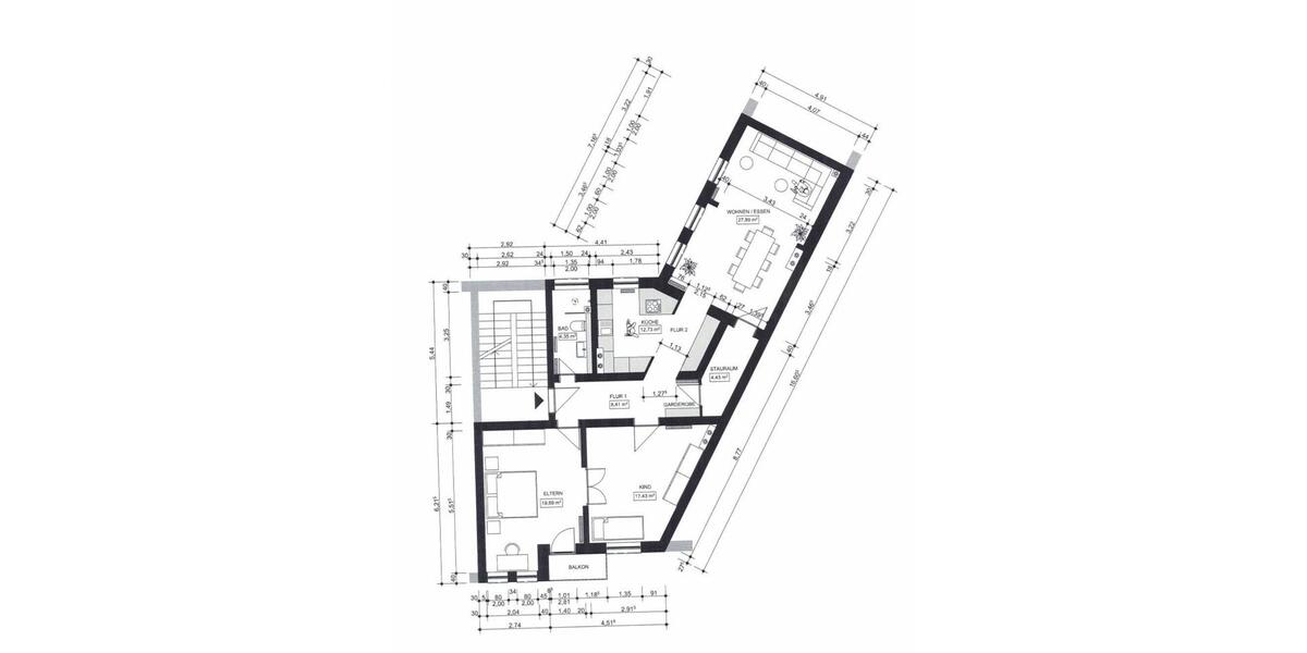 Etagenwohnung Hannover Vahrenwald-List - 4 Zimmer, 100 m&sup2;, 460.000&euro; | Angebot:26130880