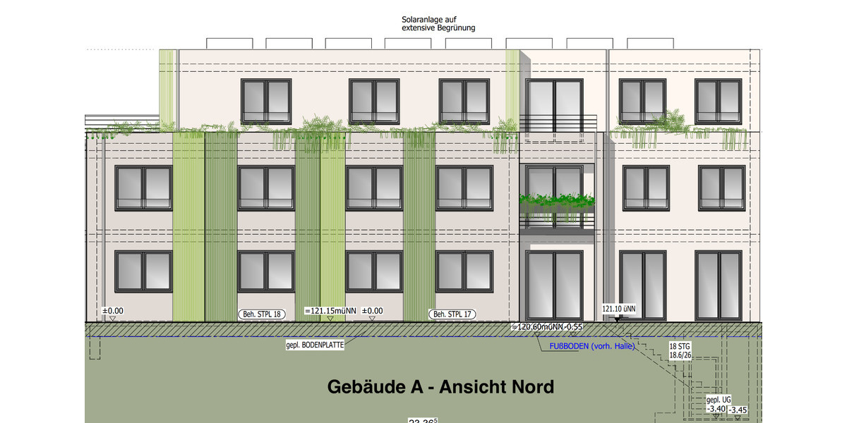 Dachgeschoßwohnung Mainz Oberstadt - 2 Zimmer, 66 m&sup2;, 417.179&euro; | Angebot:24159735