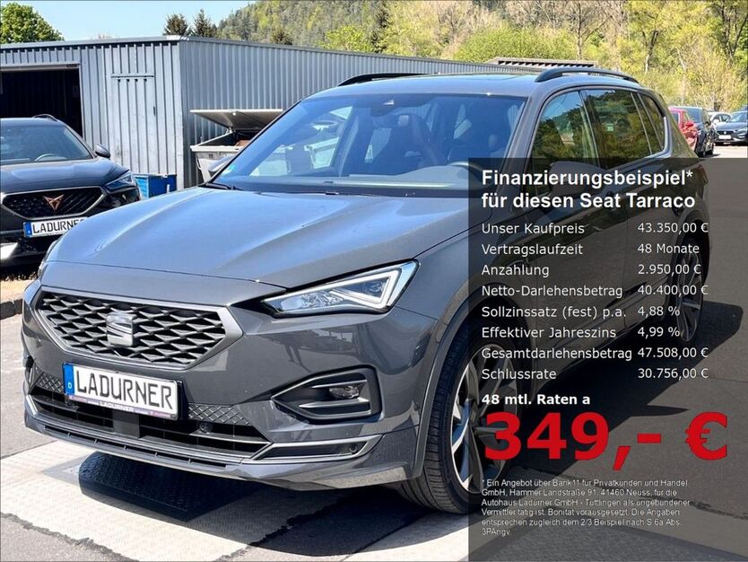 Seat Tarraco 17.600 km 41.390 € Tuttlingen 78532