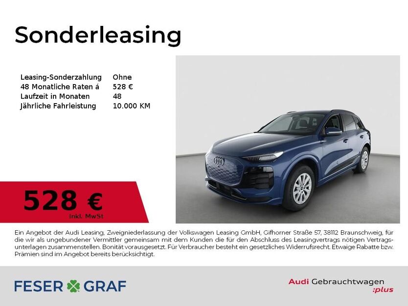 Audi Q6 e-tron 4.680 km 54.910 € Lauf an der Pegnitz 91207