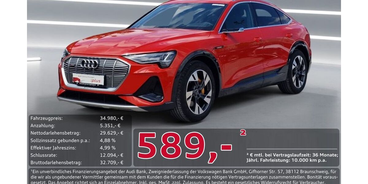 Audi e-tron 79.869 km 32.980 &euro; Ingolstadt 85057