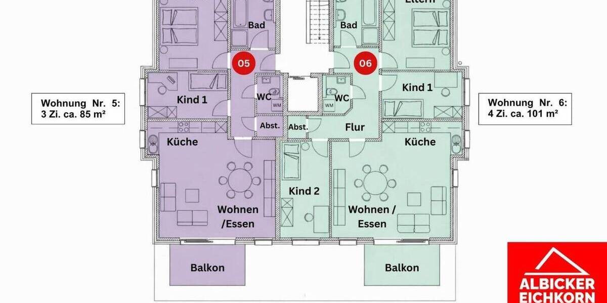 Etagenwohnung Stühlingen - 3 Zimmer, 85 m&sup2;, 382.500&euro; | Angebot:25696616