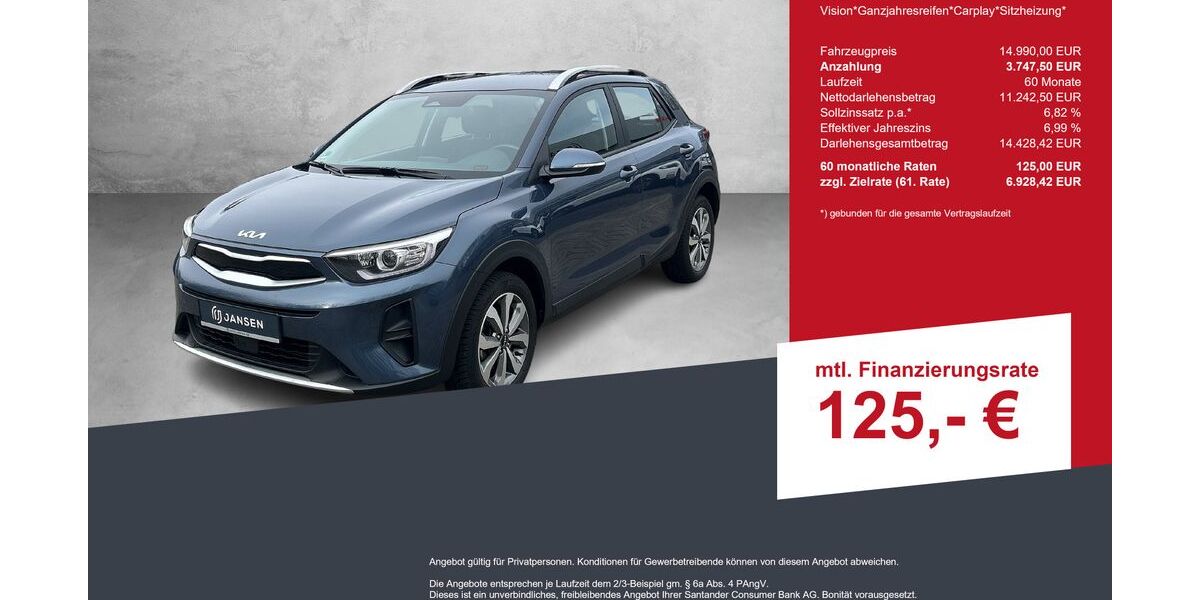 Kia Stonic 26.400 km 14.990 &euro; Haselünne 49740