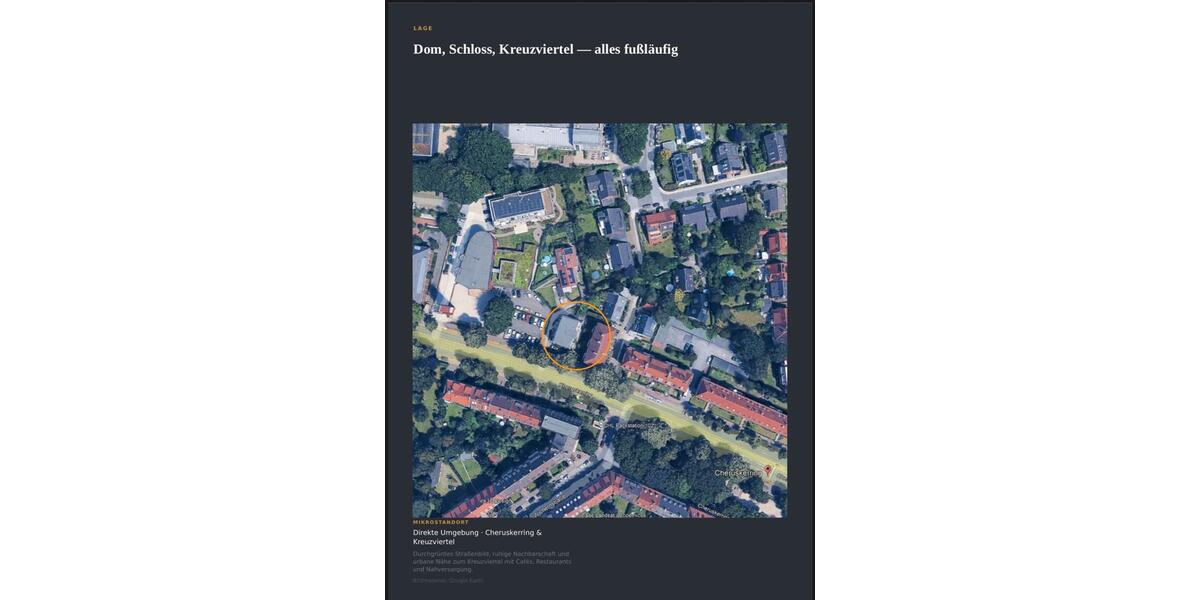 Etagenwohnung Münster Erphoviertel - 1 Zimmer, 31 m&sup2;, 249.000&euro; | Angebot:27056779