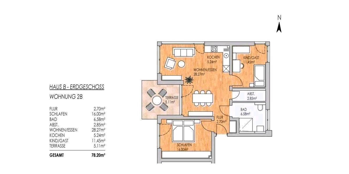 Erdgeschoßwohnung Beimerstetten - 3 Zimmer, 79 m&sup2;, 359.000&euro; | Angebot:26972588