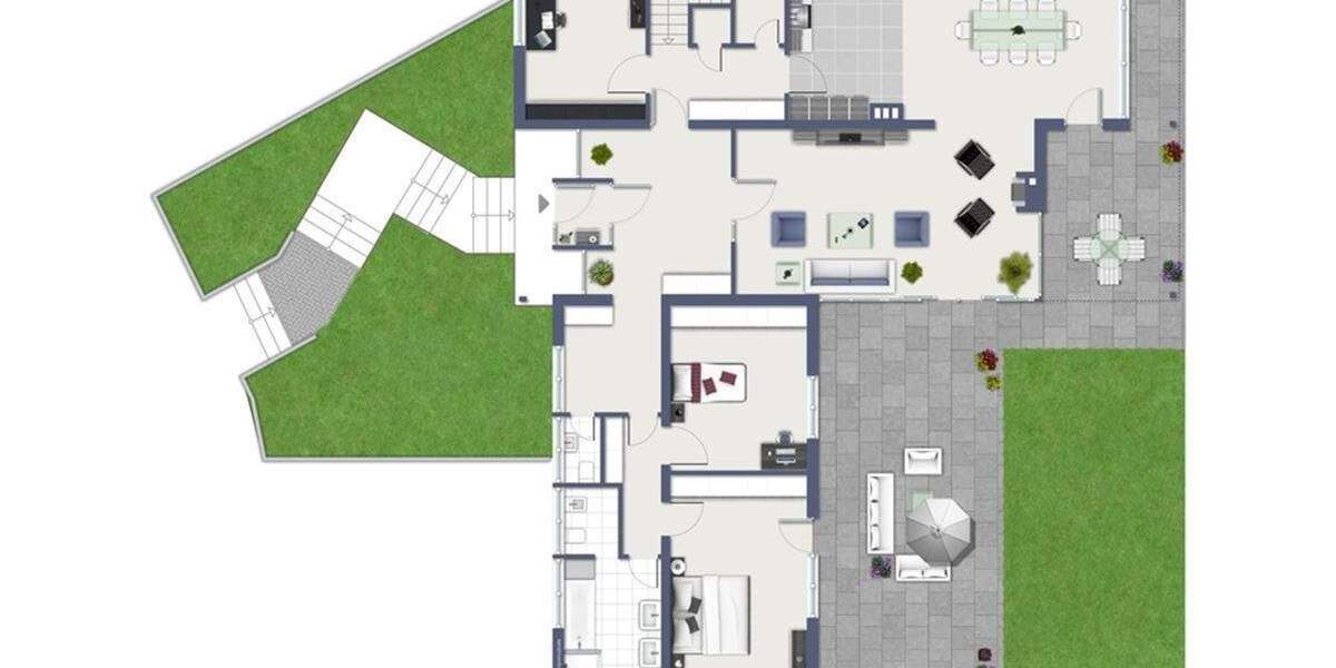 Einfamilienhaus Sankt Augustin Hangelar - 6 Zimmer, 251 m&sup2;, 2.600&euro; | Angebot:25524246