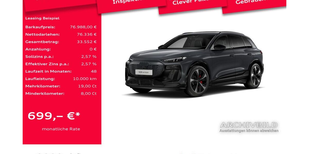 Audi SQ6 e-tron 4.979 km 76.980 &euro; Leverkusen 51373