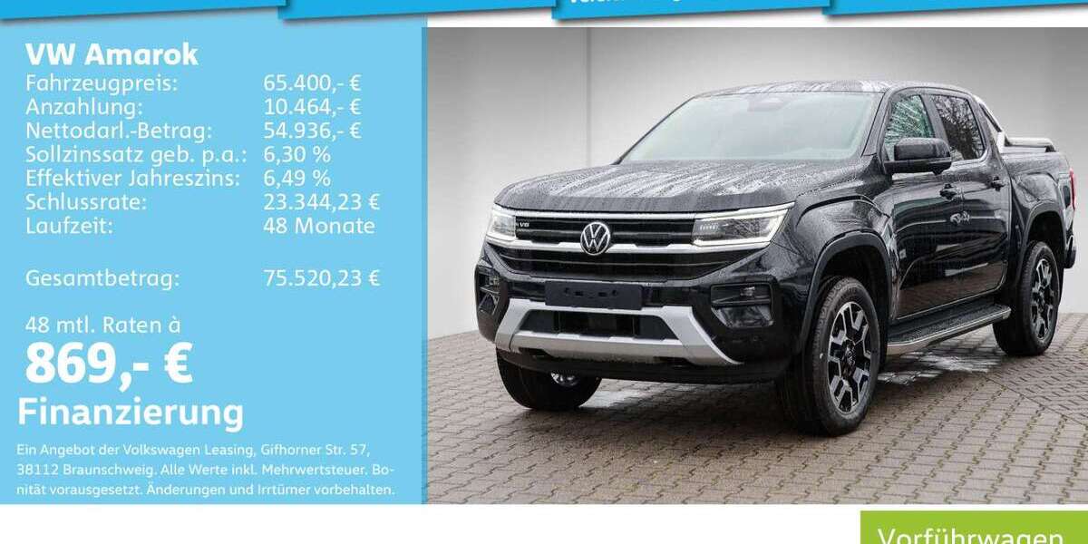 VW Amarok 9.900 km 65.400 &euro; Mannheim 68309