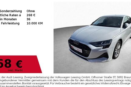Audi A3 19.200 km 33.890 € Burgoberbach 91595