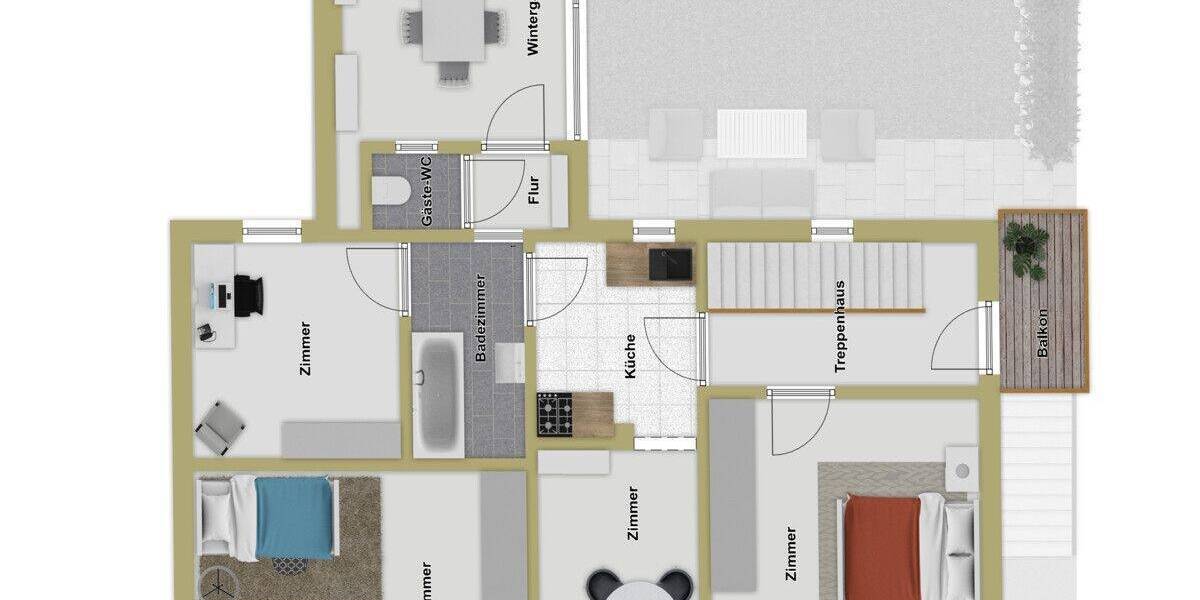Doppelhaushälfte Gomadingen - 6 Zimmer, 127 m&sup2;, 80.000&euro; | Angebot:25693511