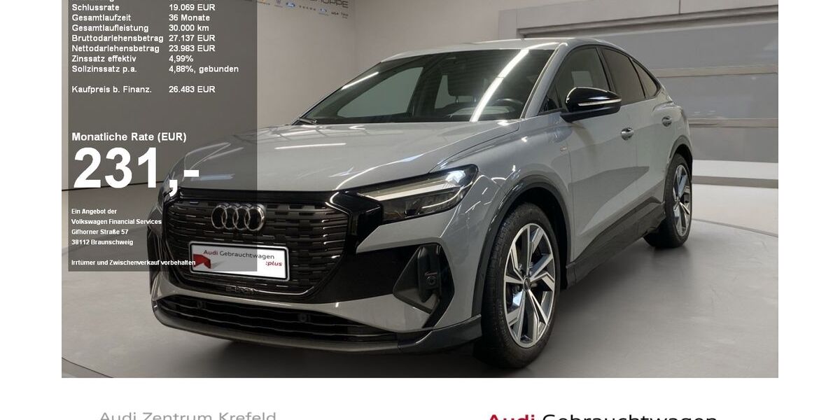 Audi Q4 e-tron 35.431 km 26.479 &euro; Krefeld 47805