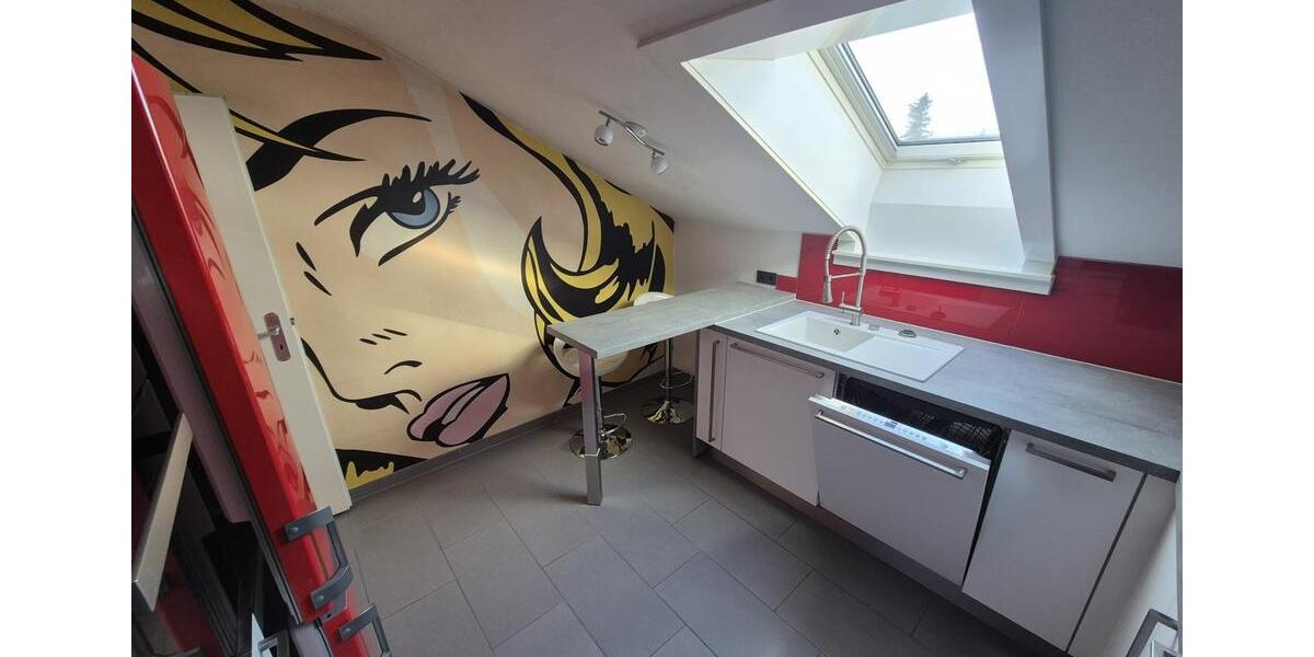 Dachgeschoßwohnung Stuttgart Zuffenhausen - 1 Zimmer, 42 m&sup2;, 920&euro; | Angebot:24952130