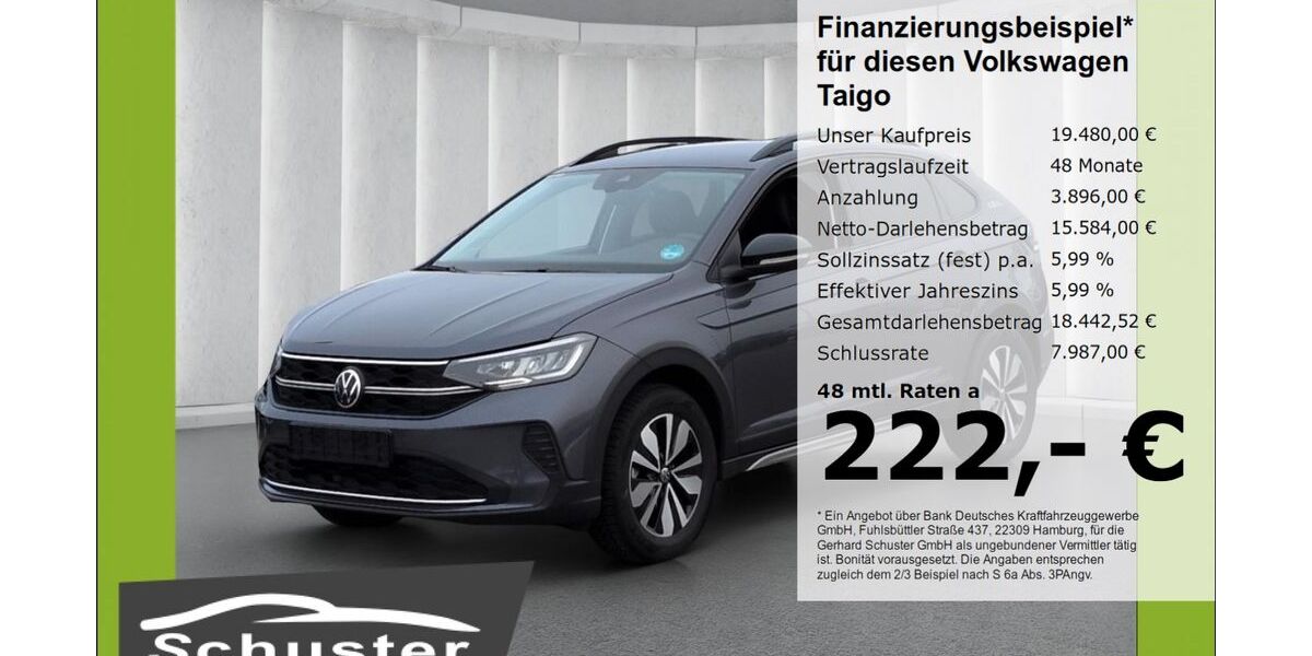 VW Taigo 24.427 km 18.980 &euro; Ruhstorf 94099