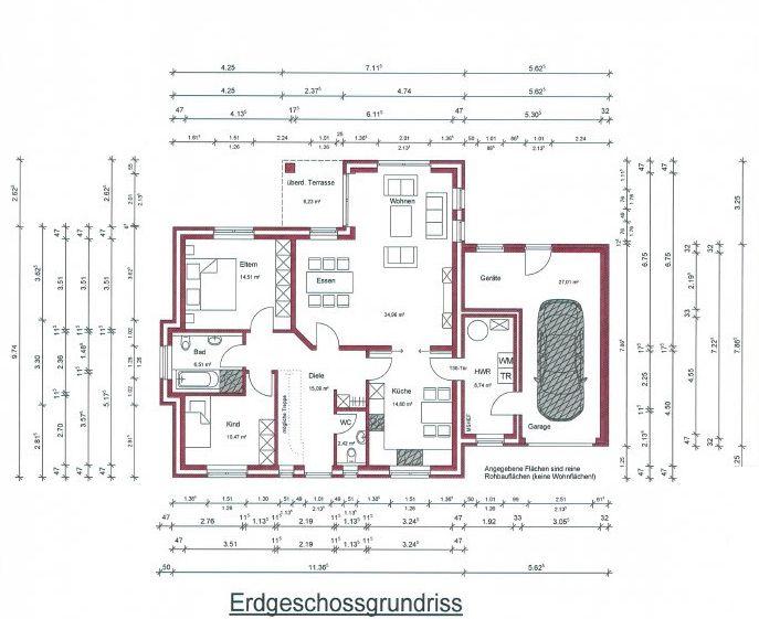 Bungalow Rhede (Ems) - 3 Zimmer, 106 m&sup2;, 348.000&euro; | Angebot:9274848