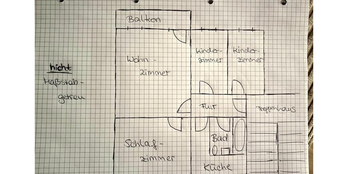 Etagenwohnung Bergen auf Rügen - 4 Zimmer, 72 m&sup2;, 365&euro; | Angebot:25570420