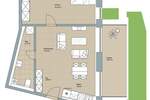 Terrassenwohnung Tübingen Innenstadt - 2 Zimmer, 53 m&sup2;, 385.000&euro; | Angebot:26228769