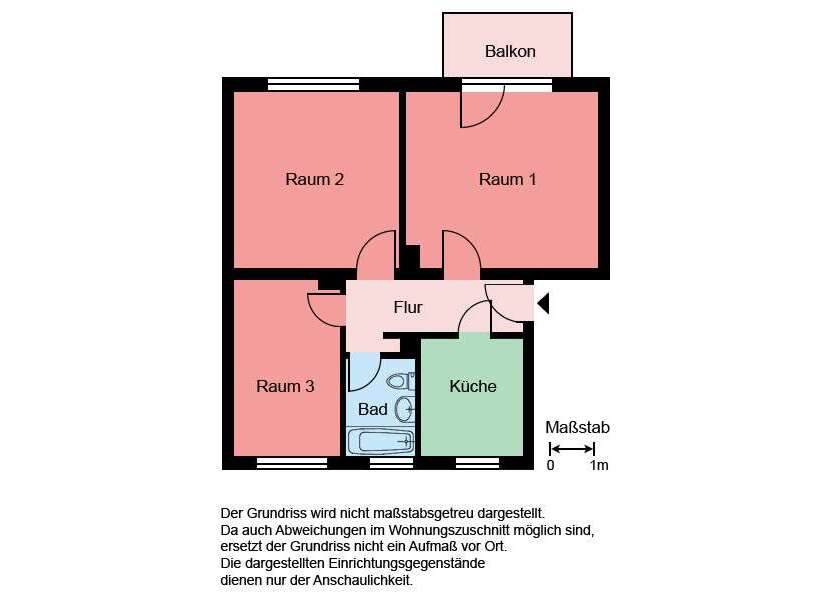 Wohnung zum Mieten in Castrop-Rauxel 469 € 61.25 m²