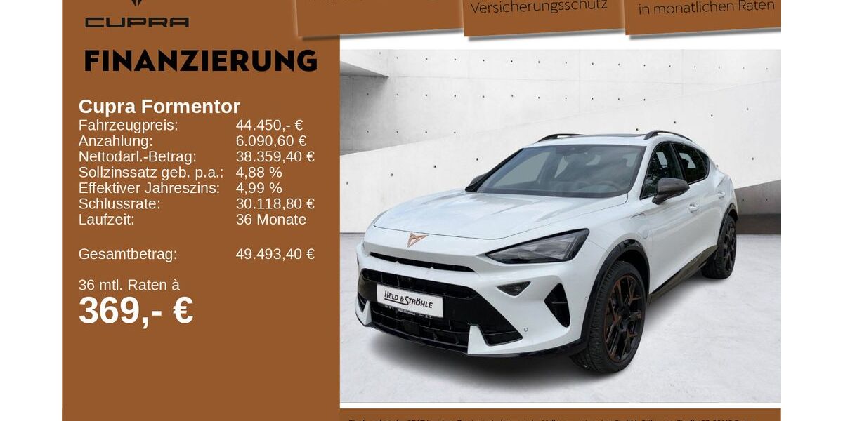 Cupra Formentor 15.001 km 44.450 &euro; Neu-Ulm 89231