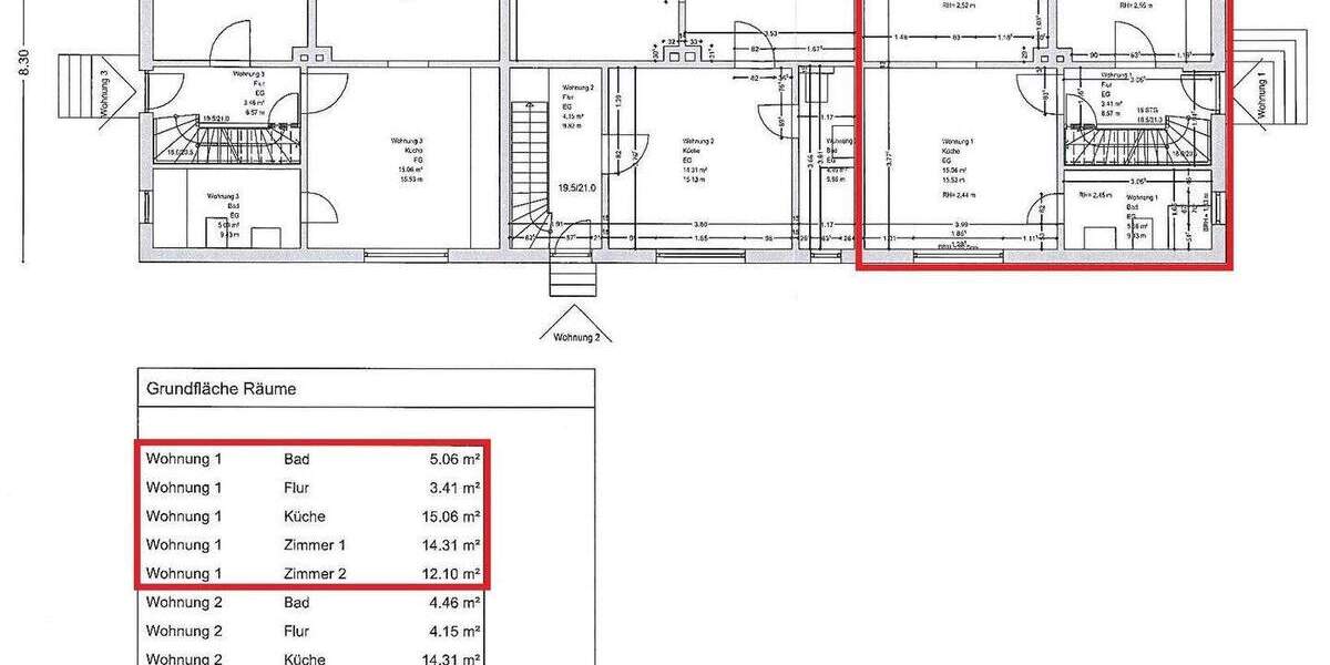 Reihenendhaus Röbel Röbel - 4 Zimmer, 75 m&sup2;, 115.000&euro; | Angebot:24211527