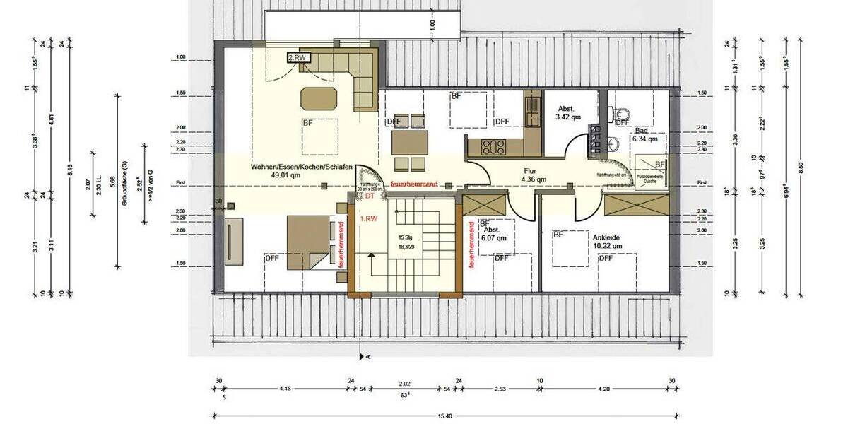 Etagenwohnung Simmerath / Lammersdorf Lammersdorf - 3 Zimmer, 69 m&sup2;, 590&euro; | Angebot:26904154