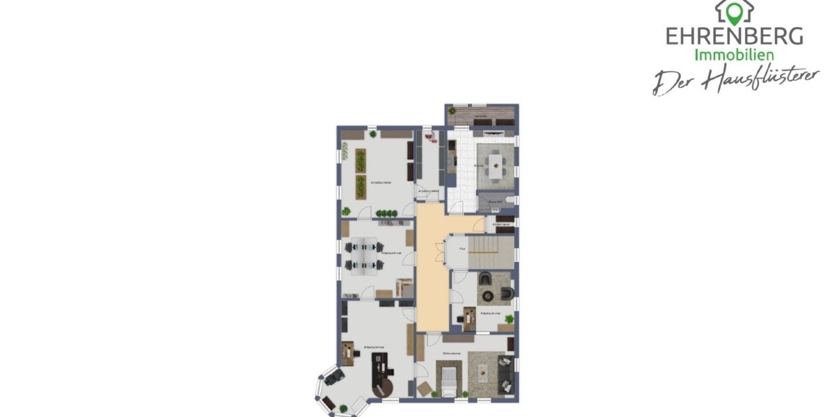 Wohnung, derzeit als Büro genutzt, im ersten OG in Vaihingen zu verkaufen. - Erdgeschoßwohnung Vaihingen Vaihingen-Stadt | Angebot:26292390