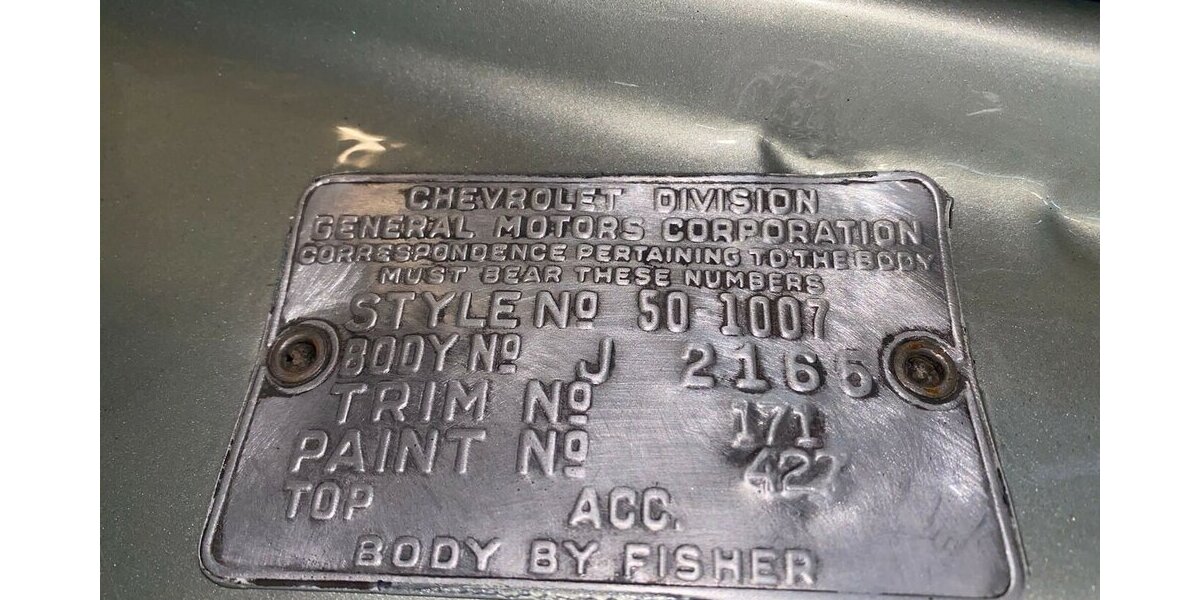 Chevrolet Fleetline DeLuxe 2100 50-1007 15.500 km 24.999 &euro; Hamburg 22339