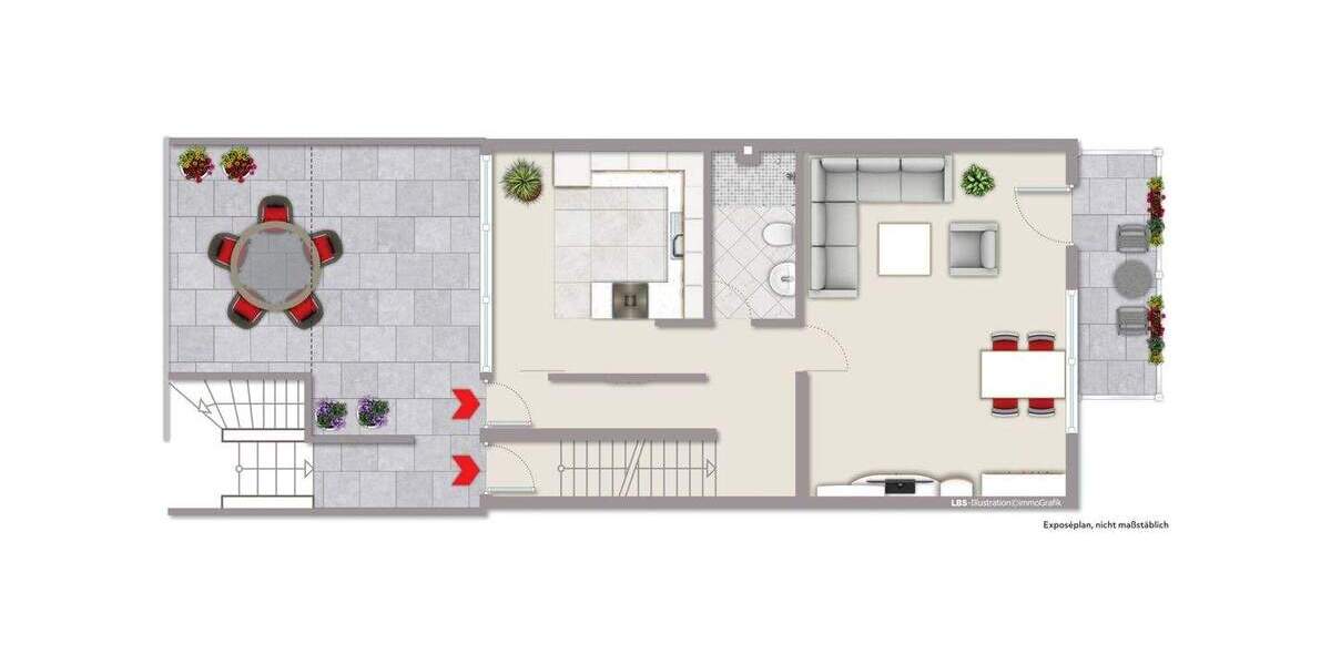 Reihenmittelhaus Steinhagen - 6 Zimmer, 143 m&sup2;, 329.000&euro; | Angebot:24449696