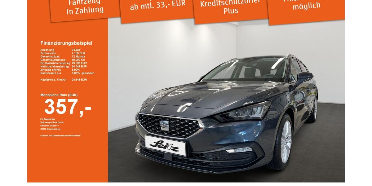 Seat Leon 76.245 km 24.190 &euro; Kempten 87437