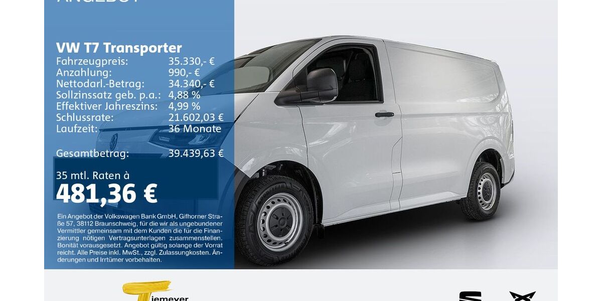 VW T7 Transporter 7.990 km 32.990 &euro; Lüdenscheid 58513