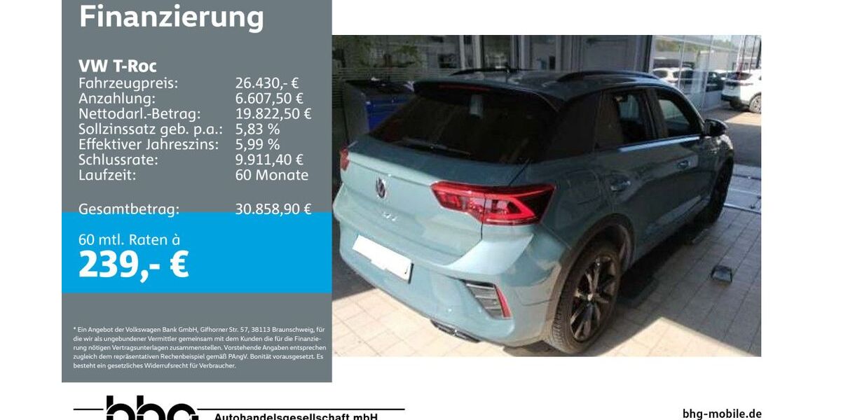 VW T-Roc 47.323 km 26.430 &euro; Balingen 72336
