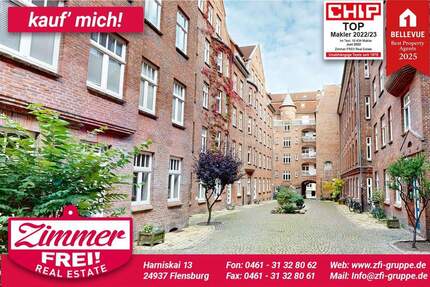 Wohnung Flensburg Neustadt - 2 Zimmer, 40 m&sup2;, 125.000&euro; | Angebot:25301755