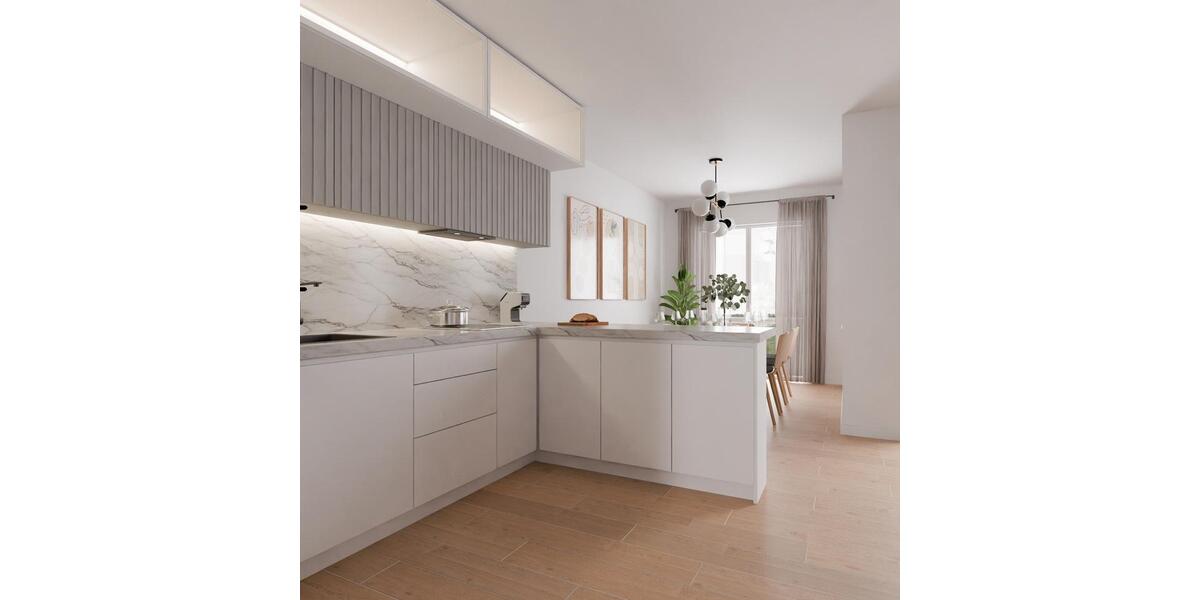 Neubau 3-Raumwohnung 90 m², EG mit Garten und DG mit großTerrasse 3 zimmer