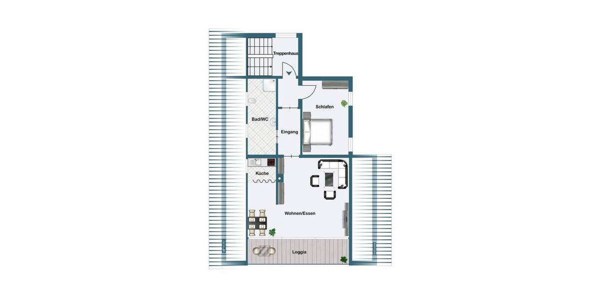 Etagenwohnung Halle (Westf.) Halle - 2 Zimmer, 55 m&sup2;, 650&euro; | Angebot:26867514