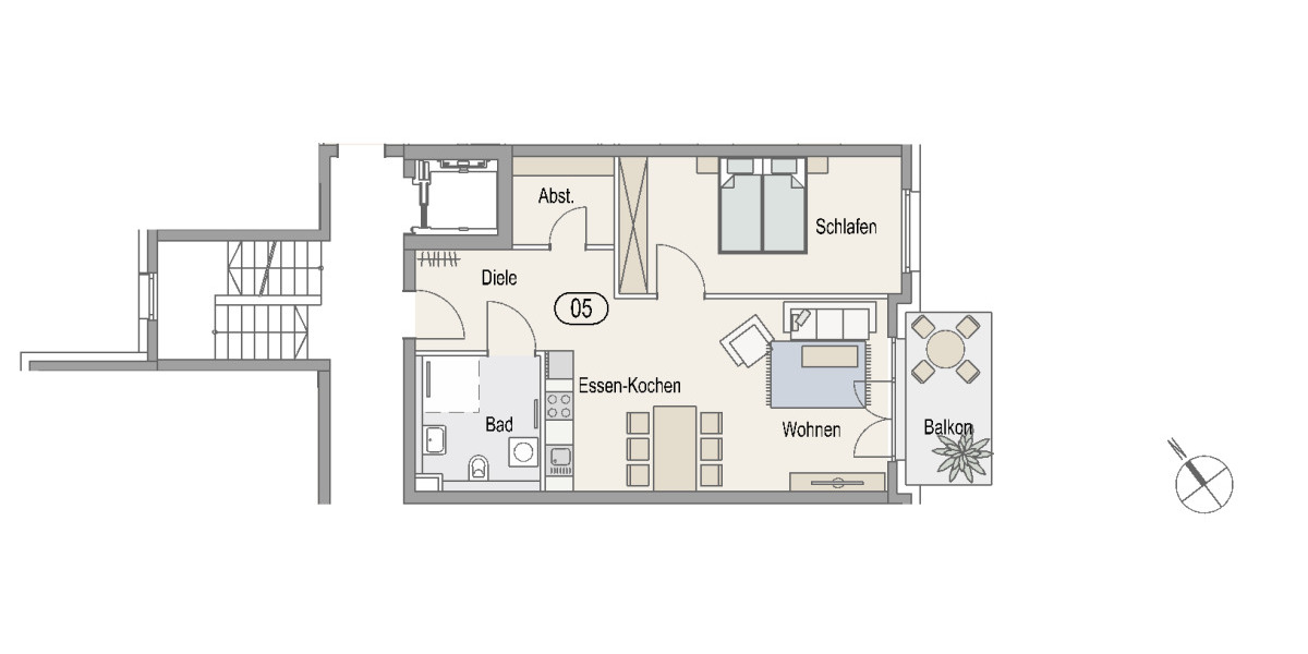 Etagenwohnung Malsch - 2 Zimmer, 68 m&sup2;, 389.500&euro; | Angebot:23964683