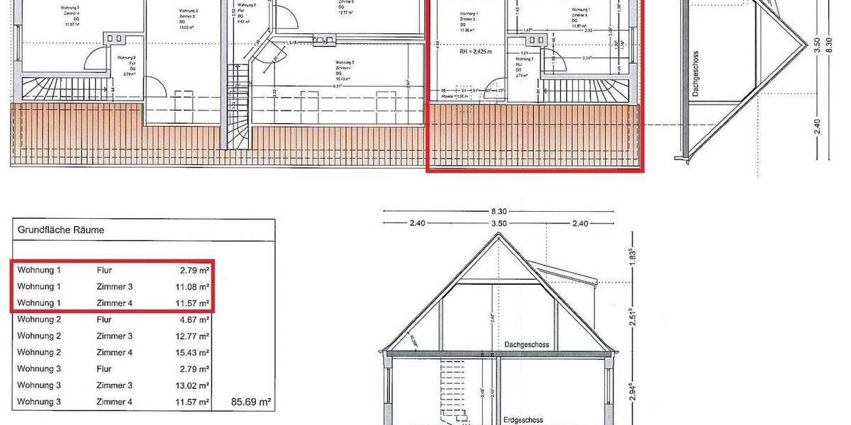 Reihenendhaus Röbel Röbel - 4 Zimmer, 75 m&sup2;, 122.000&euro; | Angebot:25699491