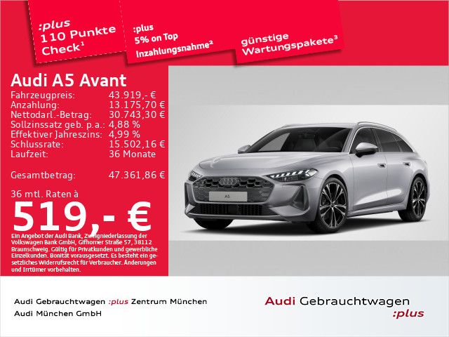 Audi A5 9.494 km 43.919 &euro; Eching 85386