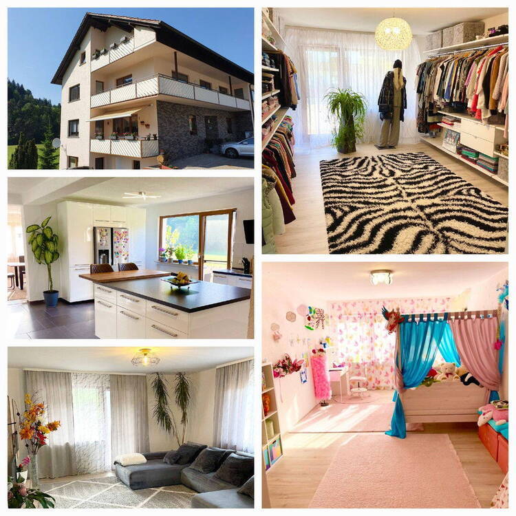 Stilvolle, geräumige und sanierte 4,5-Zimmer-Wohnung mit Balkon und Aussicht auf den Schwarzwald