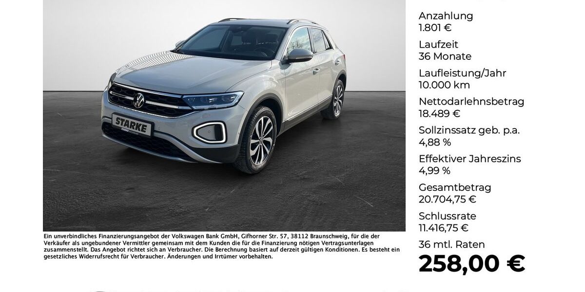 VW T-Roc 54.605 km 20.290 &euro; Ibbenbüren 49477