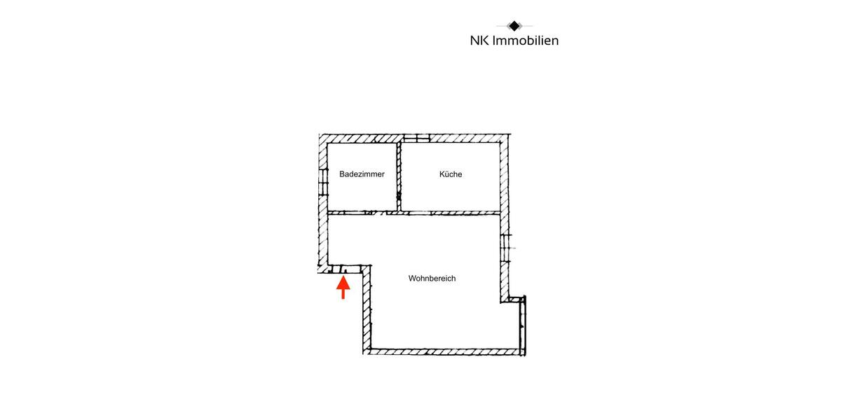 Etagenwohnung Zwickau Zwickau-West - 1 Zimmer, 41 m&sup2;, 270&euro; | Angebot:26021304