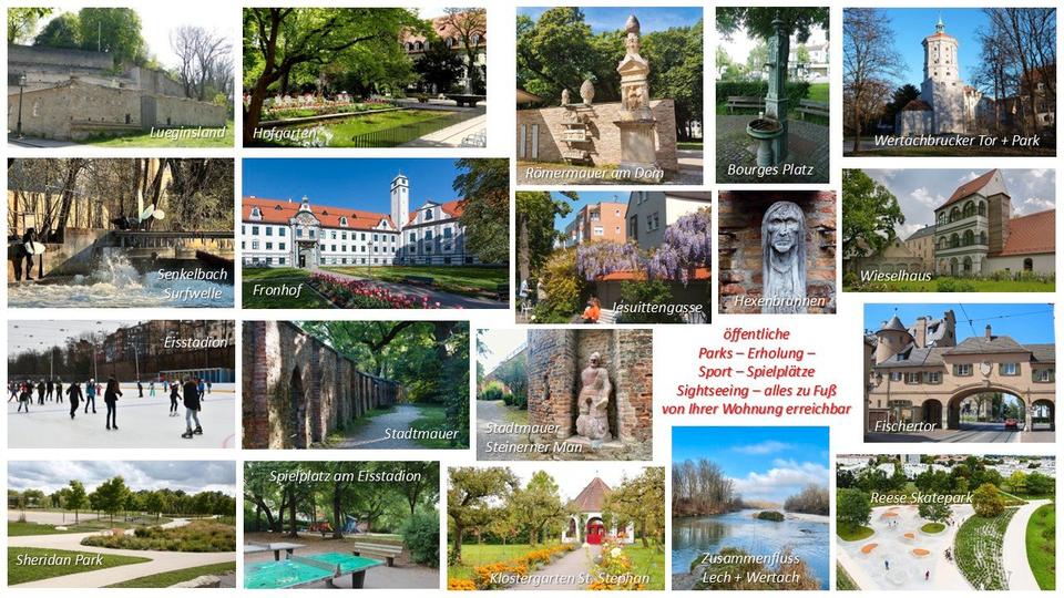 Etagenwohnung Augsburg Innenstadt - 3 Zimmer, 68 m&sup2;, 1.220&euro; | Angebot:26025695