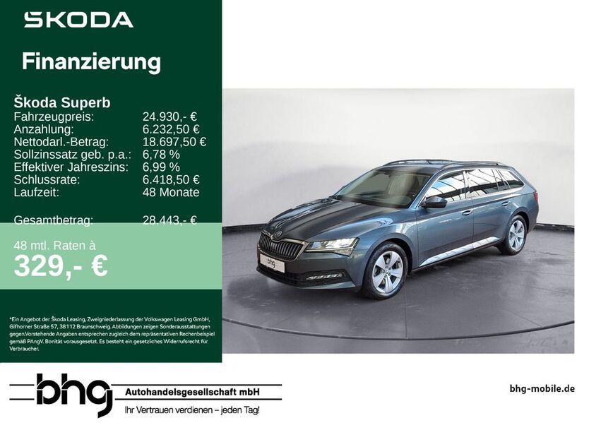 Skoda Superb 68.334 km 24.460 € Ettlingen 76275