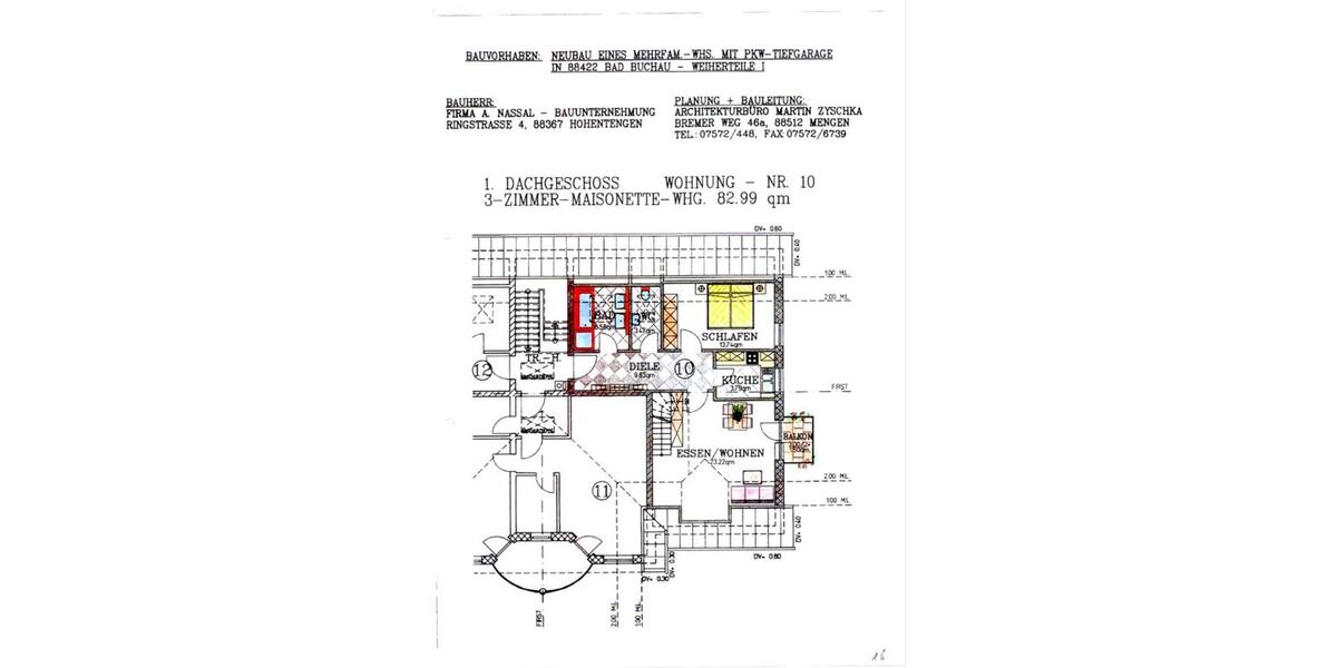 Maisonettenwohnung Bad Buchau - 3 Zimmer, 83 m&sup2;, 225.000&euro; | Angebot:25875508