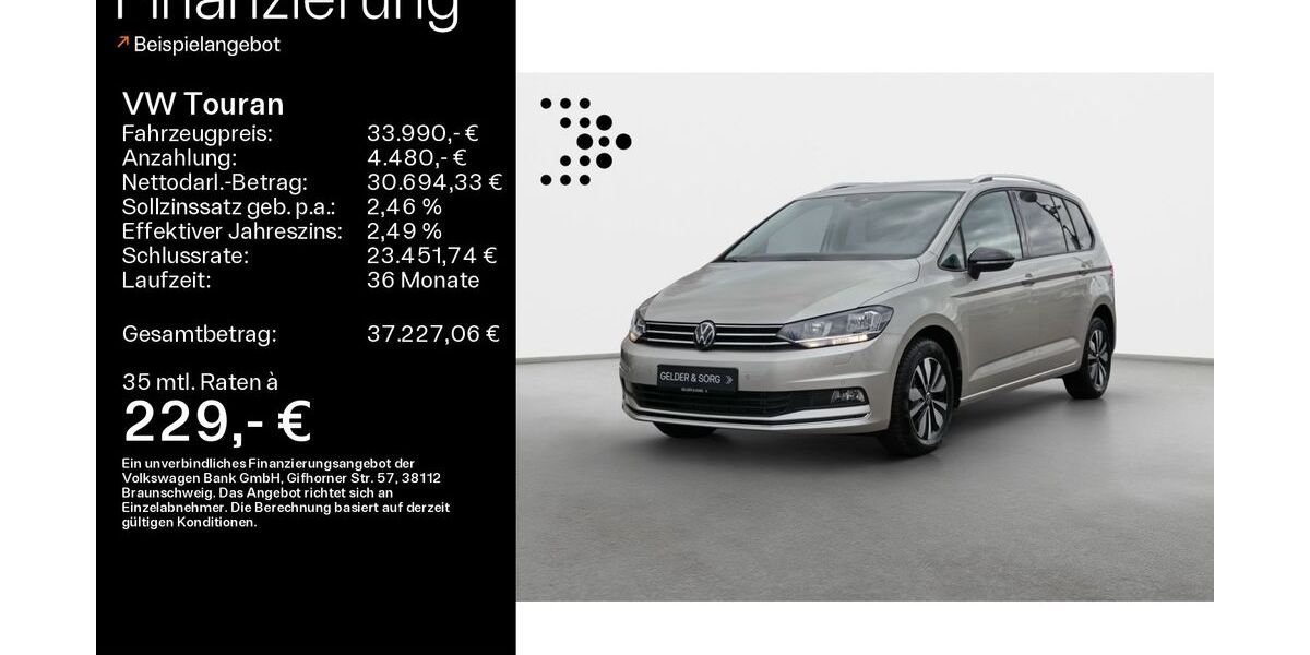 VW Touran 3.900 km 33.480 &euro; Haßfurt 97437