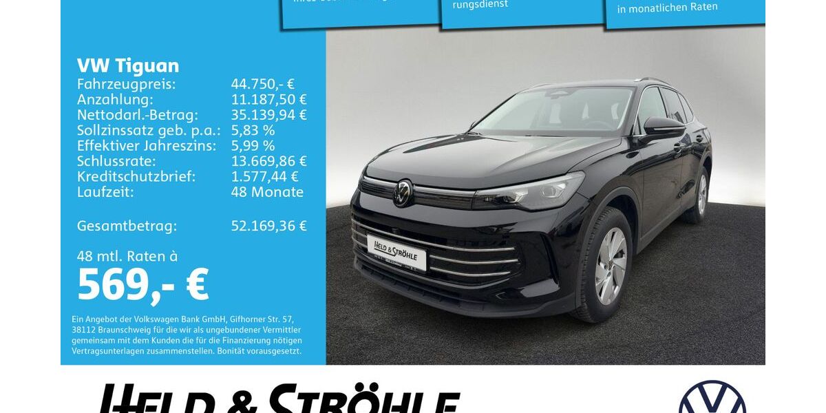 VW Tiguan 13.001 km 44.750 &euro; Neu-Ulm 89231