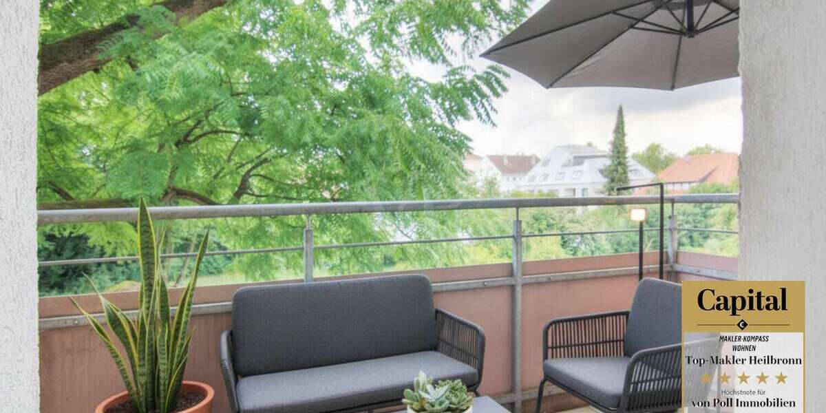 Etagenwohnung Heilbronn - 2 Zimmer, 46 m&sup2;, 158.000&euro; | Angebot:27075626
