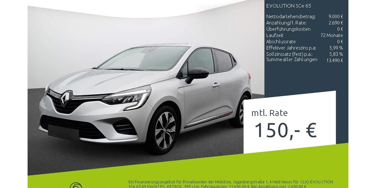 Renault Clio 22.949 km 11.690 &euro; Stuhr 28816