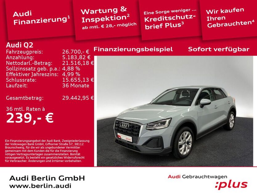 Audi Q2 42.900 km 24.950 € Berlin 10587