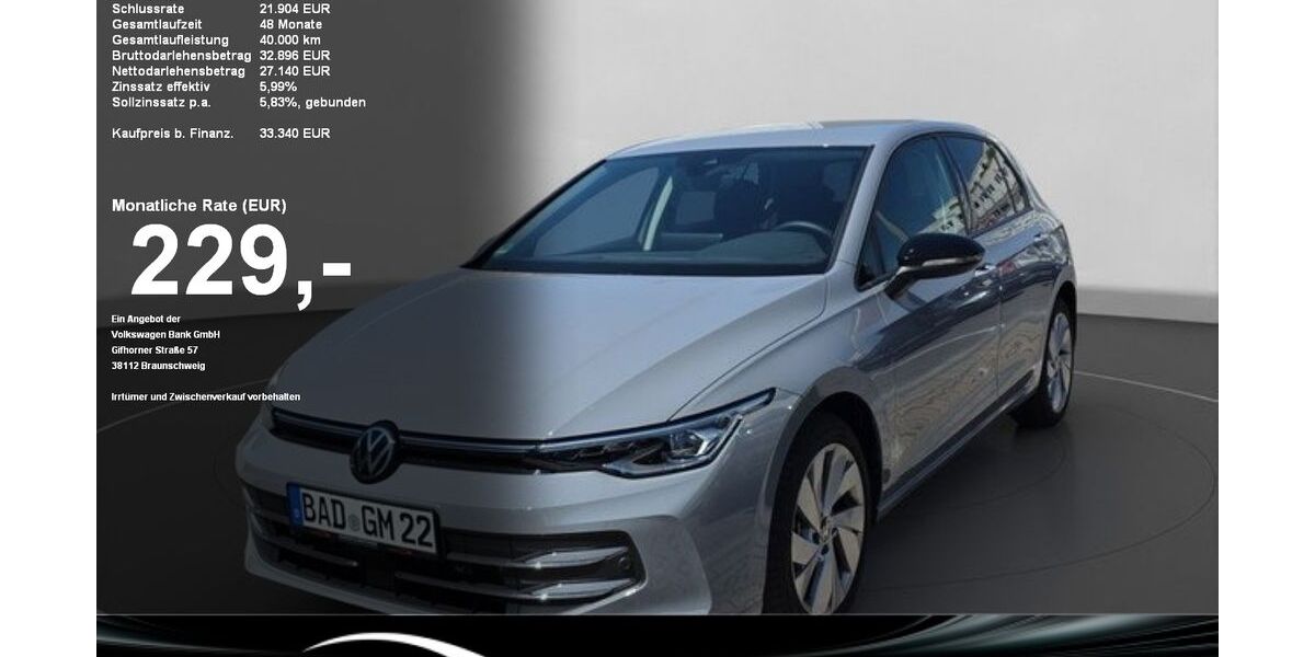 VW Golf 4.500 km 32.890 &euro; Baden-Baden 76530
